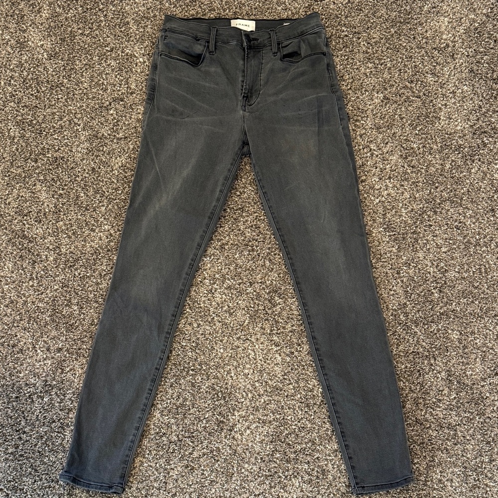 Fame Charcoal Skinny Jeans